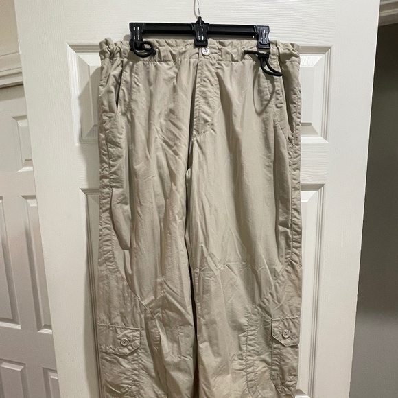 Vintage In-Zoo Bungee Cargo Parachute Pants Size XL. Like new Khaki - Picture 1 of 8